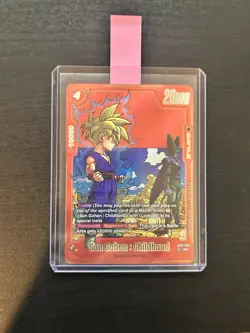 Son Gohan : Childhood SB02-006 Alt Art Manga Booster 02 Dragon Ball Card English - Image 3