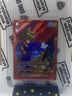 Son Gohan : Childhood SB02-006 Alt Art Manga Booster 02 Dragon Ball Card English - Image 1