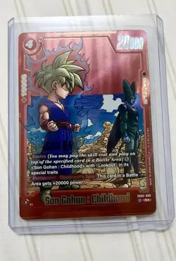 Son Gohan : Childhood SB02-006 Alt Art Manga Booster 02 Dragon Ball Card English - Image 1