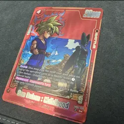 Son Gohan : Childhood SB02-006 Alt Art Manga Booster 02 Dragon Ball Card English - Image 2