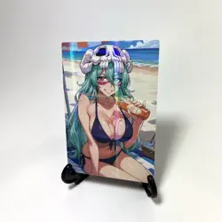 Bleach Nel Tu Sexy Bikini Anime Waifu Girl Doujin Lewd Goddess Story Art Card - Image 2