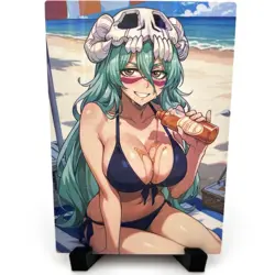 Bleach Nel Tu Sexy Bikini Anime Waifu Girl Doujin Lewd Goddess Story Art Card - Image 3