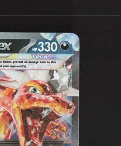 Charizard ex 054/091 Paldean Fates Ultra Rare Holo Pokemon Card NM - Image 4