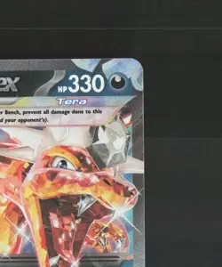 Charizard ex 054/091 Paldean Fates Ultra Rare Holo Pokemon Card NM - Image 4