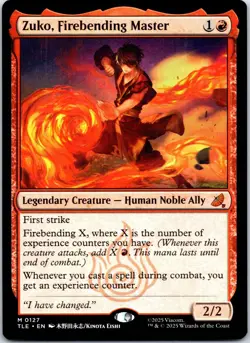Zuko, Firebending Master M Avatar: The Last Airbender: Eternal-Legal 127 NM - Image 1