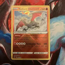Radiant Charizard 020/159: Pokemon TCG Card - Radiant Rare Crown Zenith - Image 1