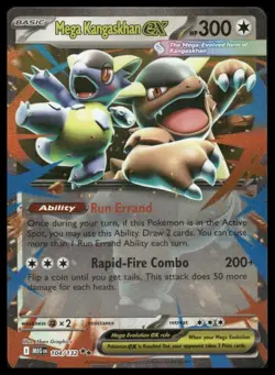 Mega Kangaskan EX 104/132 - Mega Evolution - Double Rare - Pokemon TCG Card NM - Image 1