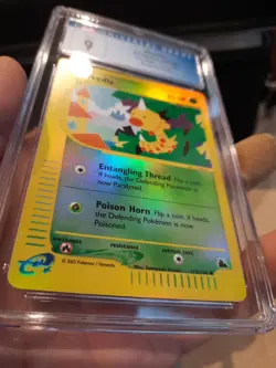 Weedle cgc 9 MINT REVERSE HOLO Skyridge 2002 E-Reader 115/144 psa card Pokemon - Image 3