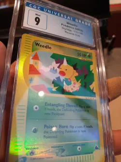 Weedle cgc 9 MINT REVERSE HOLO Skyridge 2002 E-Reader 115/144 psa card Pokemon - Image 4