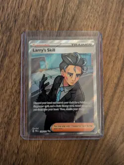 Pokemon Card Larry's Skill 139/131 Prismatic Evolutions Ultra Rare NM - Image 1