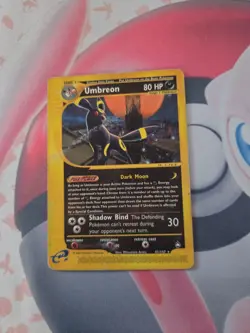Pokemon TCG 2002 Umbreon Aquapolis 41/147 Non Holo Rare Card regular E-reader - Image 1