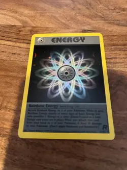 Pokemon TCG Rainbow Energy Special Card Rocket - Image 1