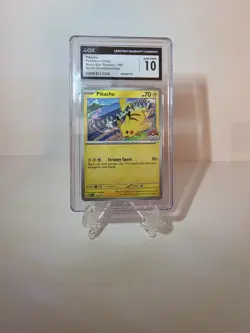 Pokemon Pikachu CGC 10 Promo World Championships Scarlet & Violet Card 225 - Image 1