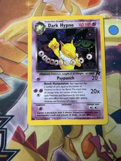 Dark Hypno - 9/82 - Pokemon Team Rocket Unlimited Holo Rare Card WOTC NM- - Image 1