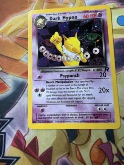 Dark Hypno - 9/82 - Pokemon Team Rocket Unlimited Holo Rare Card WOTC NM- - Image 3
