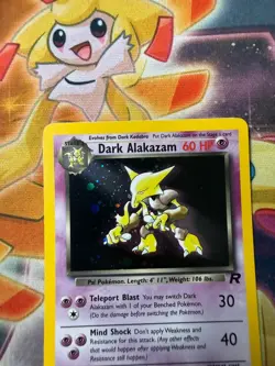 Dark Alakazam - 1/82 - Pokemon Team Rocket Unlimited Holo Rare Card WOTC NM - Image 2