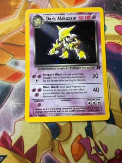 Dark Alakazam - 1/82 - Pokemon Team Rocket Unlimited Holo Rare Card WOTC NM - Image 3