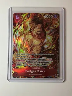 Portgas.D.Ace (Illustration Box Vol.5) ST15-005 One Piece Promotion Card Foil - Image 1