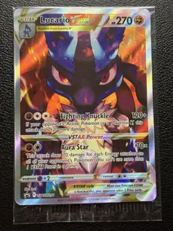 Lucario VSTAR SWSH291 SWSH: Sword & Shield Promo Cards Holo SEALED NM - Image 1