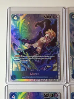 Marco PRB02-008 Super Rare The Best Vol. 2 - 4 Card Play Set Lot One Piece CCG - Image 2