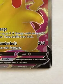 Pikachu V Full Art 170/185 - Vivid Voltage - Near Mint Pokemon Card - Image 4