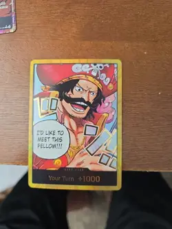One Piece Card Game Gol D. Rodger Gold Don Card op13 Pack Fresh - Image 1