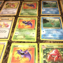 Vintage Bulk Base Cards Pokemon Card Pokemon 56 Cards Near Mint - Image 3