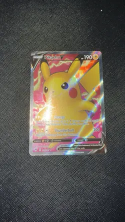 Pikachu V 170/185 Vivid Voltage- NM Ultra Rare Full Art Pokemon Card - Image 1