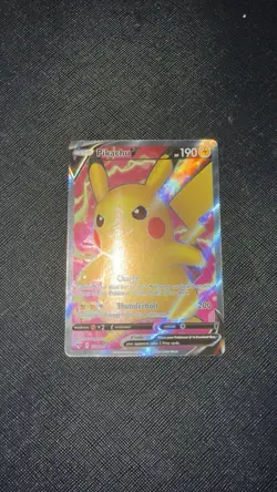 Pikachu V 170/185 Vivid Voltage- NM Ultra Rare Full Art Pokemon Card - Image 2