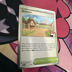 Artazon Holo Pokemon Prize Pack Serie 4 Promo Pokemon Card NM Play Stamp - Image 2