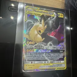 Pokemon Pikachu & Zekrom GX TCG Sun Moon Tag Team Card 33/181 - Image 1