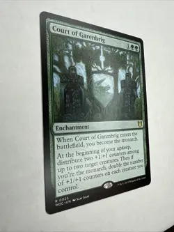 Magic the Gathering Court of Garenbrig Wilds of Eldraine Commander Card - Image 2
