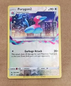 Pokemon - Porygon2 141/196 - Reverse Holo Card - Lost Origin - Image 1