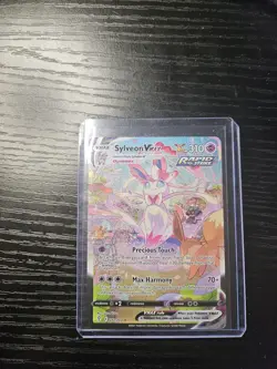 Pokemon TCG Sylveon VMAX Alt Art Secret Card 212/203 Evolving Skies - Image 1