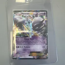 Pokemon Mewtwo-EX 61/162 BREAKthrough Full Art EX Holo Ultra Rare Card - Image 1