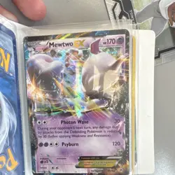 Pokemon Mewtwo-EX 61/162 BREAKthrough Full Art EX Holo Ultra Rare Card - Image 2