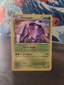 Genesect 10/101 Plasma Blast Cracked Ice Holo Pokemon Card - Image 1