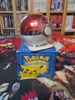 23K Gold Plated PIKACHU Trading Card 1999 Burger King Pokemon Ball Complete Open - Image 1