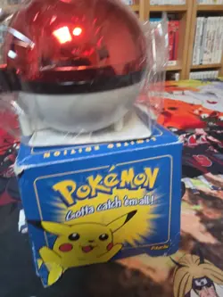 23K Gold Plated PIKACHU Trading Card 1999 Burger King Pokemon Ball Complete Open - Image 3