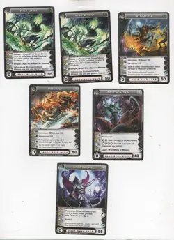 Chaotic lot #216 11 M'arrillian creature cards. - Image 1