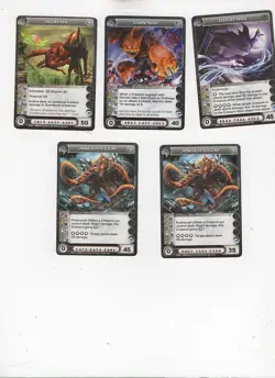 Chaotic lot #216 11 M'arrillian creature cards. - Image 3