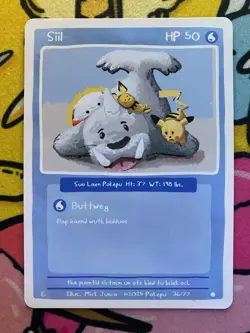 Pokepu v2 - Siil (Seel) 36/77 - Derpy Pokemon Parody / Fan Art Card - Image 1