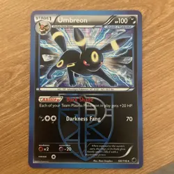 Pokemon Umbreon Plasma Freeze Non-Holo Card 64/116 - Image 1
