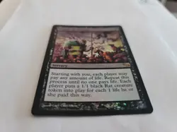 Plague of Vermin FOIL Shadowmoor NM Black Rare MAGIC CARD (ID# 500432) ABUGames - Image 3