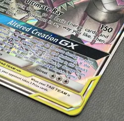 Arceus & Dialga & Palkia GX 156/236 Ultra Rare Cosmic Eclipse Pokemon Card - Image 3