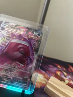 Pokemon Gengar VMAX TCG SWSH Fusion Strike Holo Ultra Rare Full Art Card NM - Image 3