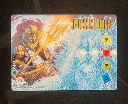 Poseidon 514 Ultra Rare UR Non-Foil Character OverPower World Legends Card! - Image 1