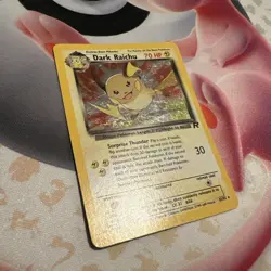 Dark Raichu 83/82 Team Rocket Pokemon Card - Vintage WOTC - LP/EXC - Image 2