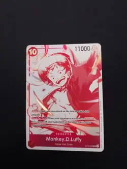 One Piece Card Game - Monkey.D.Luffy (3rd Anniversary Promo) ST10-006 SR Foil NM - Image 1