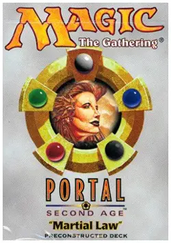 Portal Second Age Theme Deck Martial Law (ENGLISH) SEALED NEW MAGIC MTG ABUGames - Image 1